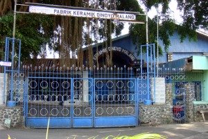 Closed Ceramic factory in Malang